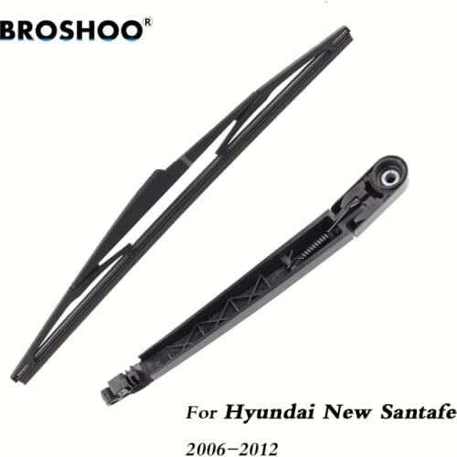 BROSHOO Car Rear Wiper Blades Back Windscreen Wiper Arm For Hyundai New Santa Fe Hatchback (2006-2012)355mm,Windshield Styling