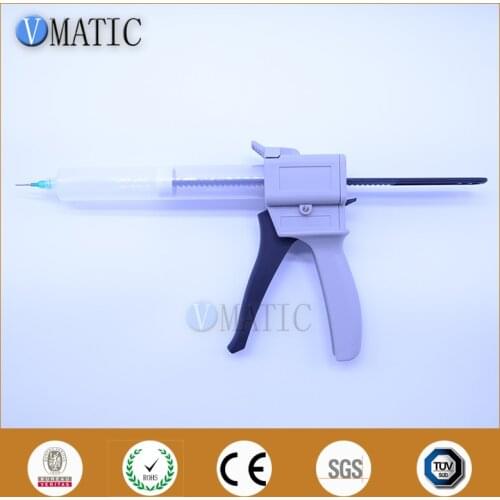 Free Shipping 55 cc 55 ml UV Glue Dispensing Cartridge Syringe Gun With Syringe & Stopper / Cover