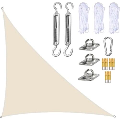 Shade Sail Sunshade Waterproof Patio Awning Awnings Canopy Outdoor UV Protection Garden Triangle Pool Triangular Awning-terrace