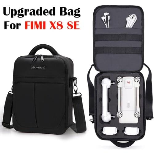 Ugrade Shoulder Bag Backpack for Xiaomi FIMI X8 SE Quadcopter Accessories Shockproof Shoulder Carry Case Storage Bags