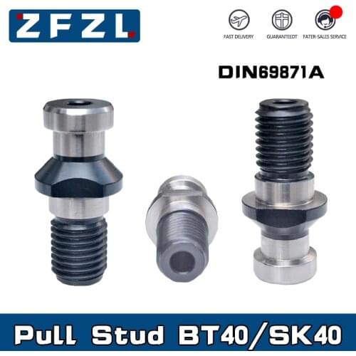 1PC BT30 BT40 SK30 SK40 x 45 Degree M12 Pull Stud Retention Knob CNC Milling New Pull Stud DIN69871A