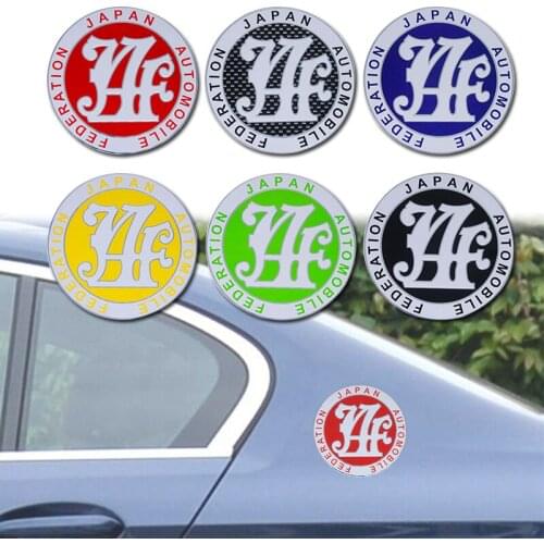 9x9cm Aluminum Alloy Universal Car Styling Car Sticker For Japan JAF Automobile Federation Badge Decal Car Trunk Accessories