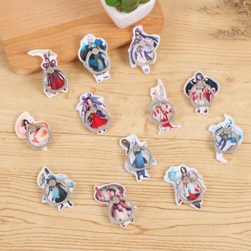Universal Acrylic Cute Onmyoji Mobile Phone Holder Cute Cartoon Phone Holder Ring Anime Phone Holder Finger Ring For iPhone