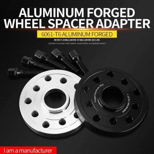 2/4 Uds forjado espaciador de rueda adaptador para VW PCD 5x100 y 5x112 CB 57,1 Octavia/Golf/Cabrio/Jetta/CC/Bora/Polo/convertir