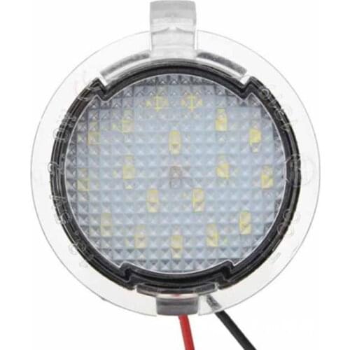 2Pcs LED Under Side Mirror Puddle Light for Ford Edge Fusion Flex Explorer Mondeo Taurus F-150 Expedition E7CA