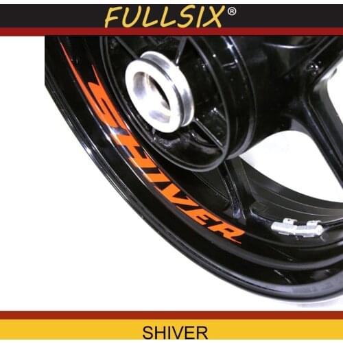 Seven colors 8X CUSTOM INNER RIM DECALS WHEEL Reflective STICKERS STRIPES FIT Aprilia SHIVER shiver