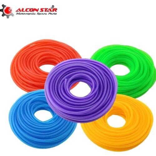 Alconstar- 1M Colorful Gas Oil Hose Fuel Line Petrol Tube Pipe For Motorcycle Dirt Pit Bike ATV Oil Pipe Fuel Tank Spare Parts