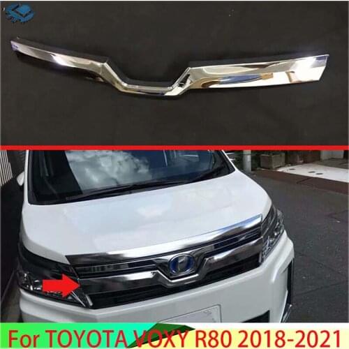 For TOYOTA VOXY R80 2018 2019 ABS Chrome Door Handle Bowl Cover Cup Cavity Trim Insert Catch Molding Garnish