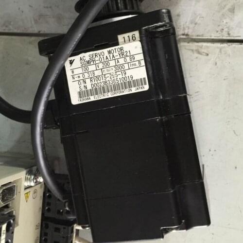 Used Tested Working SGMPH-01A1A-YR21 AC SERVO MOTOR