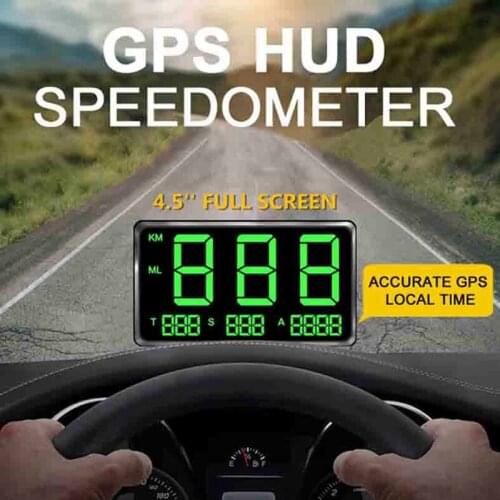 Car Head-up Display Digital Car Truck GPS HUD Speedometer Motorcycle Bike MPH KM/H Head-up Display