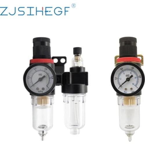 AFR-2000/AFC-2000 Pneumatic Filter Regulator Air Treatment Unit Pressure Switches Gauge For Compressor
