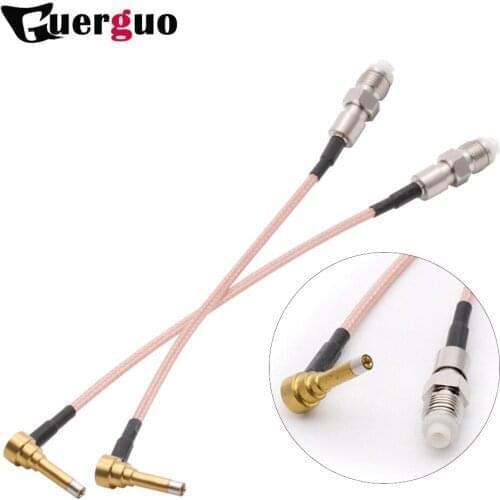 Customized RF Coaxial Cable FME Female Jack Switch MS156 Right Angle Pigtail Cable RG316 Wholesale 15CM 6" Adapter