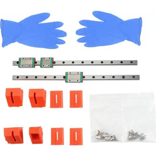 For Prusa I3 mk3/mk3s Y axis MGN12H linear rail guide upgrade kit
