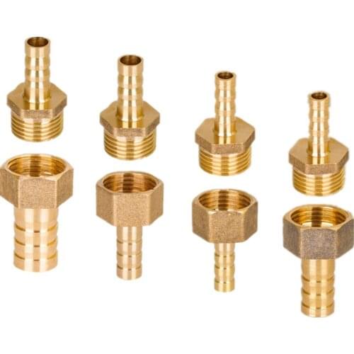Brass Hose Fitting 3/4 Inch BSP Male Thread 10mm 12mm 16mm 19mm 25mm Hose Barb Tail Pipe Connector Joint Copper Coupler Adapter
