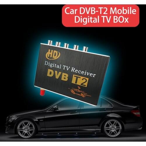 Mobile Digital Car DVB-T2 H.264 MPEG4 HD 1080P Digital TV Receiver Box support PVR function and USB