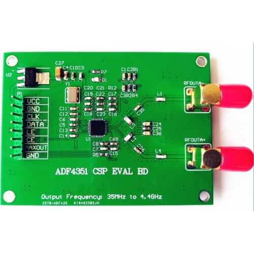 RF signal source ADF4351 module Wideband signal source Phase-locked loop Voltage-controlled oscillation