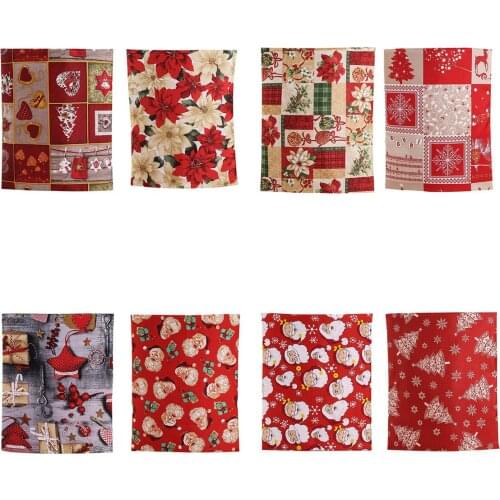 New Santa Claus Snowman Chair Cover for Dining Room Creative Home Holiday Christmas Decoration 49cm*55.5cm