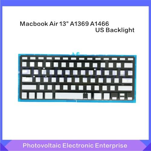 New Laptop US Standard Keyboard Backlight For Macbook Air 13" A1369 A1466 Backlight 2011-2015 Years