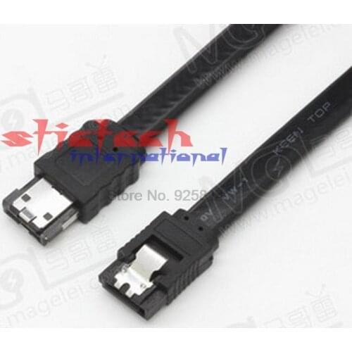 By dhl or ems 200 pieces high quality 50CM External eSATA to SATA l Type Data Converter Cable Wired High Speed