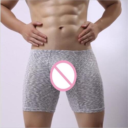 Trunks Sexy Underwear Mens Boxer Male Underwear Short Bulge Pouch Casual Male Boxer Underpants
