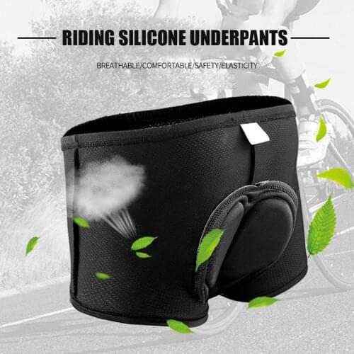 Unisex Cycling Sports Shorts Breathable Thickened Gel Pad Bike Women Men Underpants Bicycle Padded Underwear Riding Shorts Pants