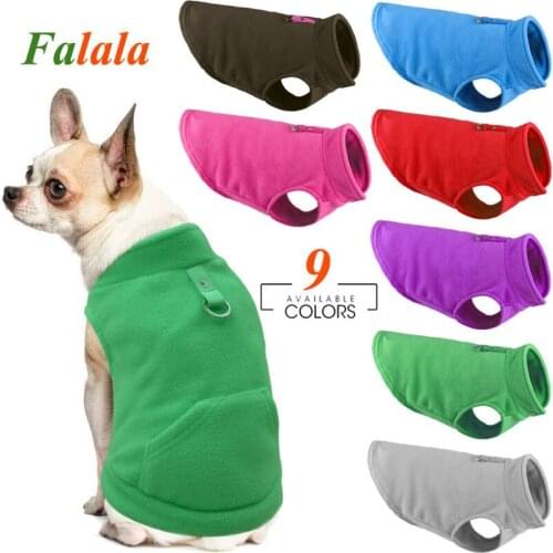 Winter Fleece Pet Dog Clothes Puppy Clothing French Bulldog Coat Pug Costumes Jacket For Small Dogs Chihuahua Vest Hondenkleding