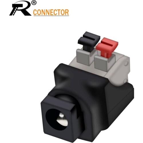 12V 2.1 x 5.5mm DC Power female Jack Adapter Connector Plug for CCTV single color LED Light 3pcs
