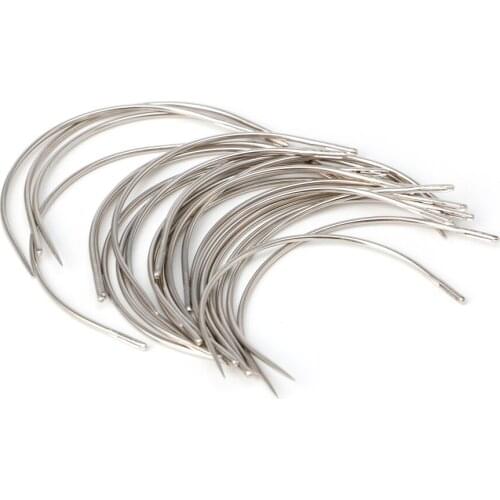 25pcs/set Curved Mattress Needles Hand Sewing Needle for Upholstery Household U4LE