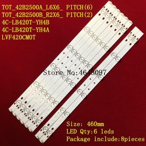 LED Backlight Bar for 42H130 4C-LB420T-YH4B 4C-LB420T-YH4A LVF420CM0T