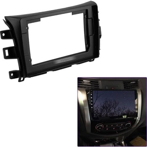 Car Radio Fascia for Nissan Navara 2014-2015 DVD Stereo Frame Plate Adapter Mounting Dash Installation Bezel Trim Kit
