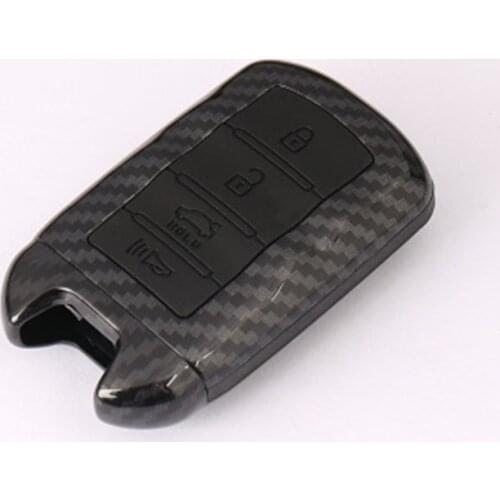 Carbon fiber ABS Car key case cover key Holder For KIA K9 Cadenza K7 3/4 button Smart Remote Key case bag