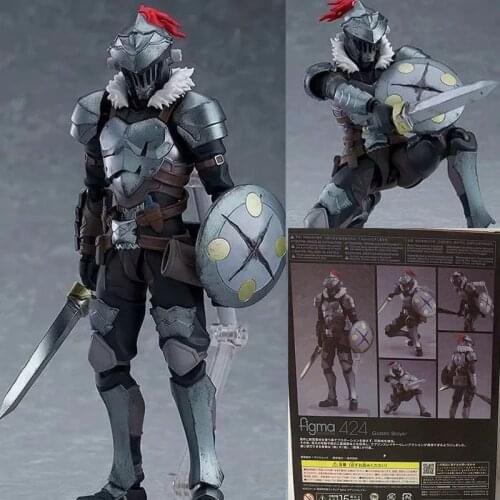 Goblin Slayer Figure Figma 424 Goblin Slayer Hunter Action Figure Collection Model Toys Doll Gift 17cm