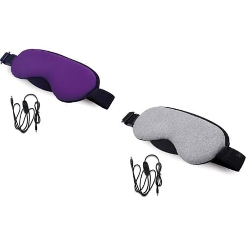 Temperature Control Heat Steam Cotton Eye Mask USB Steam Sleeping Eye Mask Shading Hot Pads Eye Care Relieve Sleep Aid
