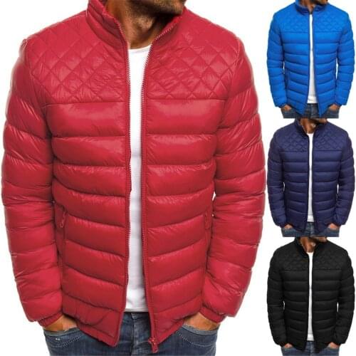 Men clothing winter jacket men Mens Autumn Winter Zipper Warm Down Jacket Packable Light Top Quality Coat мужская куртка