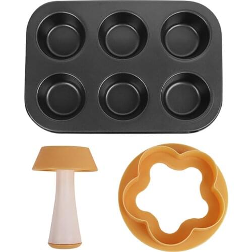 Pastry Dough Tamper Kit Cake Cup Tamper Foot Muffin Cupcake Maker Kit Baking Tools Baking Mold For Making Pies Lattice Dough