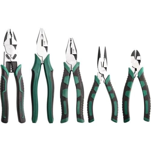 New Multifunction Crimping Tool Pliers Crimper Stripper Wire Cutter Nipper Electrician Pliers Cr-V Steel Hand Tools