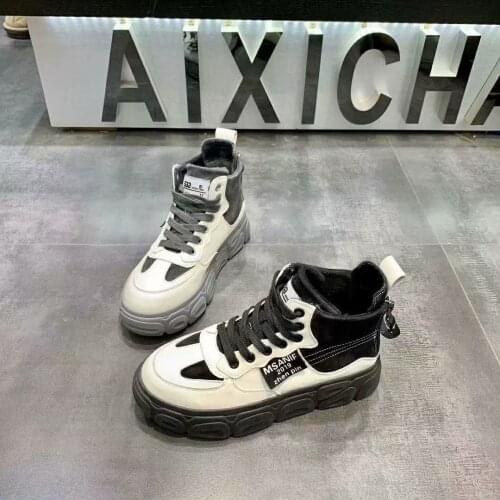 Autumn Female Chunky Fashion Vulcanize Sneakers Lace Up Soft High Leisure Footwears Breathable Mesh Women Casual Shoes X14-52