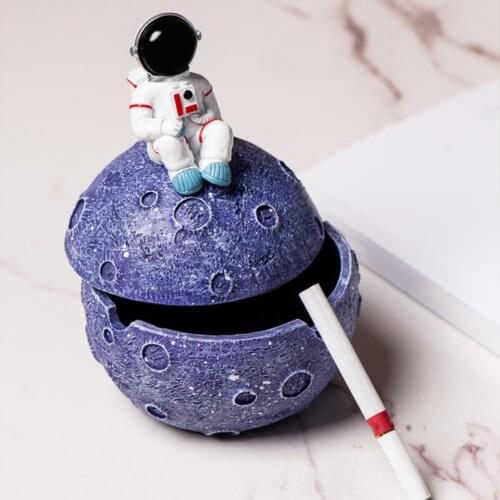 Ashtray Home Party Bar Decoration Ash Holder Resin Large Capacity Table Ashtrays Holder Smokeless