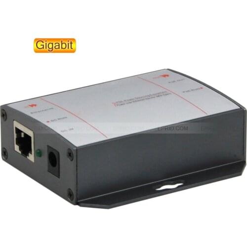 PoE Injector Gigabit Single Port Power Over Ethernet DC Adapter for IP Camera