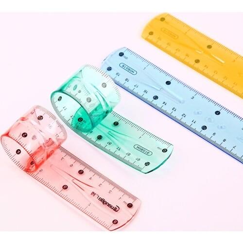 Guangbo Fun Student Measuring Tape Measuring Ruler Mini Cute Portable Measuring Tape Primary School Stationery Toys Color Random
