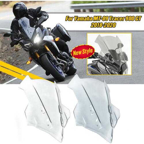 Windscreen For YAMAHA MT-09 Tracer GT 2018 2019 2020 MT09 Tracer 900 GT Windshield Pare-brise Motorcycle Wind Deflector MT FJ 09