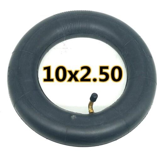 High Quality 10 Inch Electric Scooter Vacuum Tire / Inner Tube 10X2.50 Black Rubber Durable Wearable
