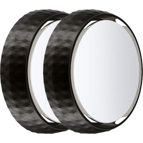 D7YA High Quality Car Blind Spot Mirror 2Pcs Rear View Mirror with Wide Angle Adjustable Sucker Round Parking Mirror