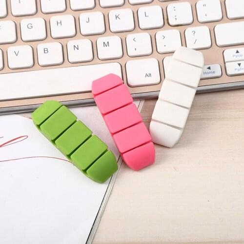 Cable Protector Winder USB Charge Data Cable 4 Hole Wire organization Cover Protect Case Cord Protector Cable Organizer