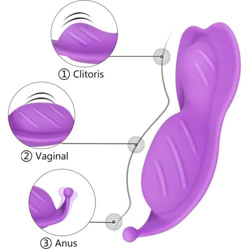 Female toy G-spot butterfly vibrator couple orgasm masturbation device smartphone APP wireless control female vagina clitoris st
