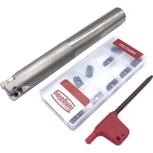 10PCS LNMU0303ZER MJ AH725 milling insert +1PC holder CNC lathe turning tool