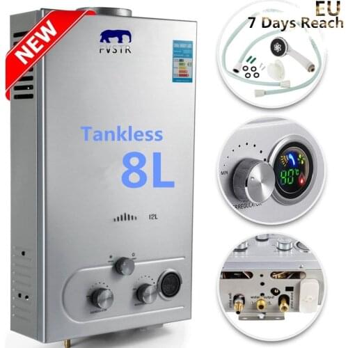 8L Propane Gas Lpg 2.8GPM Instant Hot Water Heater Tankless Boiler CE approved