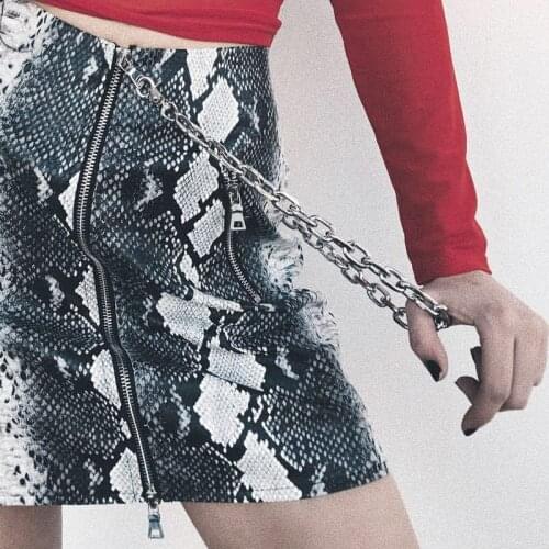 Punk Chain On The Jeans Pants Women Men Keychain Chains For Pants Trendy Girl Boy Clothing Accessories Women Skirt Chains