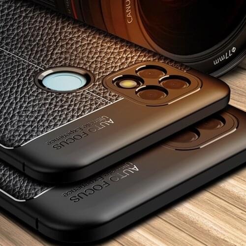 For Oppo Realme C21 Case Cover Luxury Leather Soft Silicone Shockproof TPU Bumper Back Cover Realme C21 Phone Case Realme C21
