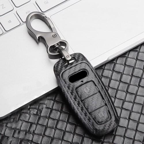 For Audi A1 A3 A4 A5 A6 A7 A8 B9 Quattro Q3 Q5 Q7 TT TTS 8S 2009-2017New Scrub ABS full cover Car Remote Smart Key protect Case